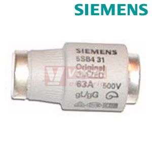 Pojistka E33/DIII  63A gG/gL 500V (SIEMENS 5SB431) DIAZED