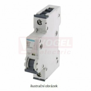 Jistič 1P  10A C SIEMENS 5SY6110-7  6kA