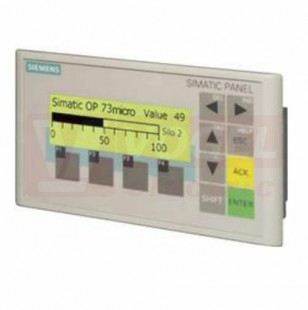6AV6640-0BA11-0AX0 SIMATIC OPERATOR PANEL OP 73MICRO FOR SIMATIC S7-200 3" LC DISPLAY, BACKLIT WITH GRAPHICS CAPABILITY CONFI