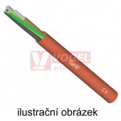 SiHF  4x16,00 kabel silikonový bezhalogenový, ohebný se ZE/ŽL žílou, teplotně odolný -60°C až +180°C