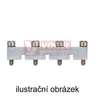 WQV 95N/120N/4 propojka 4-pólová, neizolovaná, šroubovací (1826910000) pro svorky WDU 95/120N