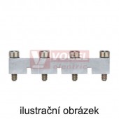 WQV 95N/120N/4 propojka 4-pólová, neizolovaná, šroubovací (1826910000) pro svorky WDU 95/120N