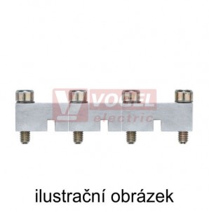 WQV 95N/120N/4 propojka 4-pólová, neizolovaná, šroubovací (1826910000) pro svorky WDU 95/120N