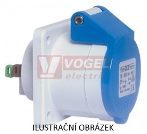 Zásuvka vestavná rovná Quick-Connect 16A 3p 230V 6h IP44