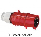 Vidlice 4P  32A 400V IP44 6h (21691) Quick-Connect, bezšroubové svorky