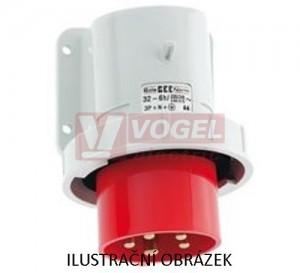 Přívodka vestavná 3P  16A 230V IP67 6h Bals 2614, šroubová, GT