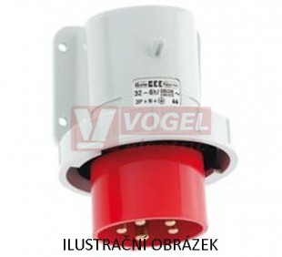 Přívodka vestavná 4P  16A 400V IP67 6h Bals 2618, šroubová, GT