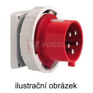 Přívodka vestavná 3P  32A 400V IP67 9h Bals 2796, šroubová, šikmá, TE