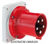 Přívodka vestavná 4P  63A 400V IP44 6h Bals 2833, šroubová, přímá TE