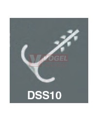 Příchytka Schnabl DSS 21 pro 2 paralelní trasy pr.12-25mm (na omítku) (Schnabl 3024)