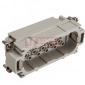 Konektor  40pin V 10A/250V krimpovací připojení 0,14-2,5mm2, č.1-40, (soustružené kontakty) H-D 40 SCM (11265200)