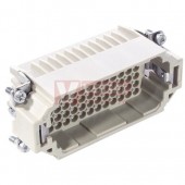 Konektor  72pin V 10A/250V krimpovací připojení 0,14-2,5mm2, č.1-72, (soustružené kontakty) EPIC H-DD 72 SCM (11285200)