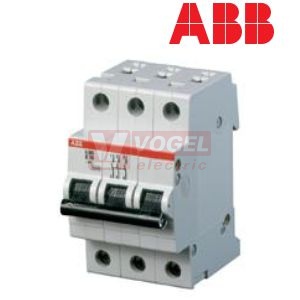 Jistič 3P   10A C ABB S203 6kA (2CDS253001R0104)