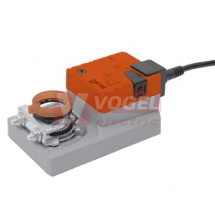 SM24A-SR servopohon VZT klapek, kroutící moment 20Nm, 24VAC/DC, ovl.spojité 2-10V, doba přestavení 150s, IP54, připoj.kabel