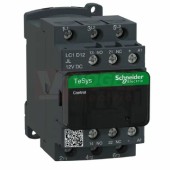 LC1D12JL       Stykač 3P 12A AC-3, 12V DC, pom.kont. 1"Z"+1"V" šroub.svorky, cívka s odruš.modulem