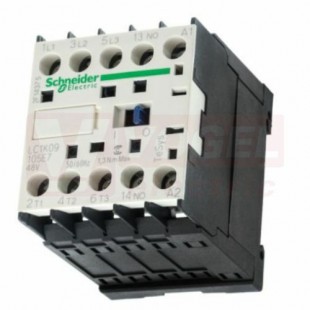 LC1K09105E7 Ministykač 3P  9A 1"Z" AC 48V,50/60 Hz, pájecí špičky