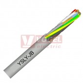 YSLY-JB  4x 50,00 kabel flexibilní, žíly ze/žl-hn-če-še, PVC šedý