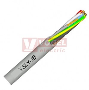 YSLY-JB  4x 95,00 kabel flexibilní, žíly ze/žl-hn-če-še, PVC šedý