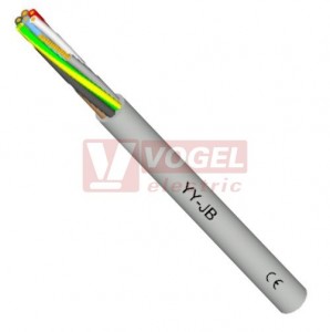 YY-JB  4x 35,00  kabel flexibilní, žíly ze/žl-hn-če-še, PVC plášť  se zvýšenou odolností proti olejům