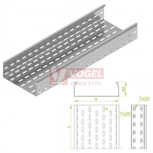 Žlab perf šxv 100x 80 KCP100H80/3  š100xv 80mm, tl.1,5mm (180810)