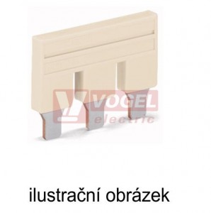 2016-402  propojovací můstek 2-násobný, šedý, WAGO TOPJOB S