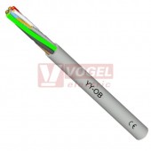 YY-OB  3x 0,75 kabel flexibilní, žíly mo-hn-če, bez ze/žl, PVC plášť  se zvýšenou odolnolností  proti olejům