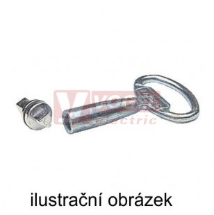 ARIA zámek DB 3mm včetně 2 klíčů  (831008)