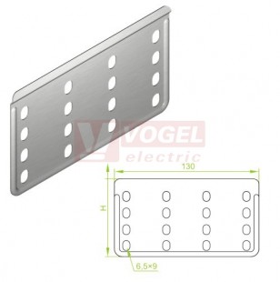 Spojka žlabu  80 LPPH80, přímá L=130mm, tl.1,5mm (183111)