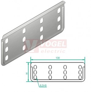 Spojka žlabu  60 LPP/LPOPH60, přímá L=130mm,  tl.1,5mm (163111)