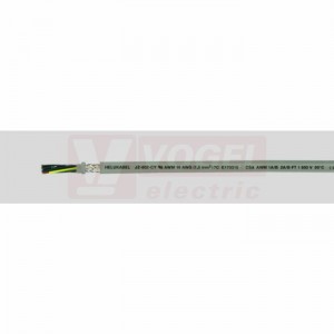 JZ-602-CY  4x 2,5 (4xAWG14) kabel flexibilní stíněný UL/CSA 600V,-40°C až +90°C  (82961)