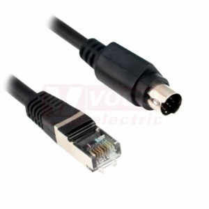 XBTZ9780 kabel propojovací XBT N/R 200/400 (RJ45-nový konektor) terminál port Twido/Nano/Micro/Pentium TSXPACC01