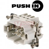 Konektor   6pin V 24A/500V HDC-HE-6MP, PUSH-IN, (1873530000)