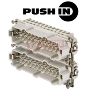 Konektor  24/48pin V 16A/500V HDC HE 24 MP 25-48, technologie připojení vodiče PUSH-IN do 2,5mm2, číslování 25-48 (1875890000)