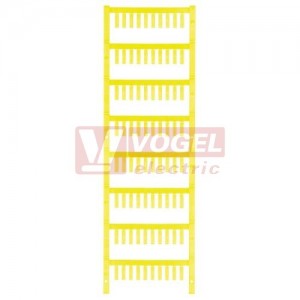SF 00/12 MC NE GE V2 návlečka bez potisku žlutá, MultiCard, průřez vodiče 0,18-0,25mm2, š/v 3,2x12mm (1919260000)