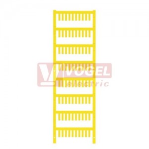 SF 0/12 MC NE GE V2 návlečka bez potisku žlutá, MultiCard, průřez vodiče 0,25-0,5mm2, š/v 3,2x12mm (1919210000)