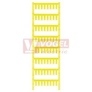 SF 3/12 MC NE GE V2 návlečka bez potisku žlutá, MultiCard, průřez vodiče 1,5-2,5mm2, š/v 4,6x12mm (1919520000)