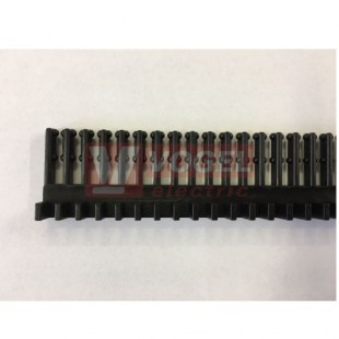 DHR 265.32.14 drátovací hřeben BRALEN pro izolované vodiče 0,50 ÷ 6mm2, délka 265mm, -20°C÷80°C, černý, prostorová výška zubu 8+7mm