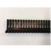 DHR 265.32.14 drátovací hřeben BRALEN pro izolované vodiče 0,50 ÷ 10mm2, délka 265mm, -20°C÷80°C, černý, prostorová výška zubu 8+7mm