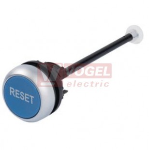 M22-DZ-B-GB14 Resetovací tlačítko pro nadproudová relé, modré, štítek RESET (254834)