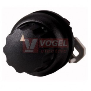 M22S-WR4 Ovládací hlavice přepínače, otočná hlavice, s aretací, kroužek černý, 4polohy (279430)