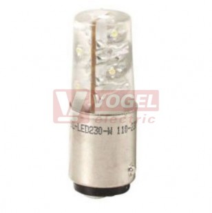 SL-LED230-W žárovka LED BÍ pro SL, BA15d, 230VAC