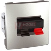 MGU348630 Unica - Svorky pro připojení reproduktorů, Aluminium