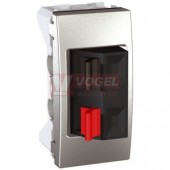 MGU348730 Unica - Svorky pro připojení reproduktorů, 1 modul, Aluminium