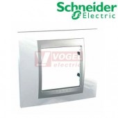 MGU66002092 Unica Top - Krycí rámeček jednonásobný, White/Aluminium