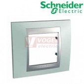 MGU66002094 Unica Top - Krycí rámeček jednonásobný, Fluor Green/Aluminium