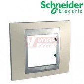 MGU66002095 Unica Top - Krycí rámeček jednonásobný, Opal Titanium/Aluminium