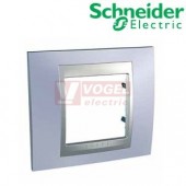 MGU66002098 Unica Top - Krycí rámeček jednonásobný, Beryl Blue/Aluminium