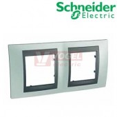 MGU66004294 Unica Top - Krycí rámeček dvojnásobný, Fluor Green/Grafit