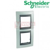 MGU66004V294 Krycí rámeček 2-nás. vert., Fluor Green/grafit, VÝROBA UKONČENA