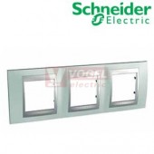 MGU66006094 Unica Top - Krycí rámeček trojnásobný, Fluor Green/Aluminium